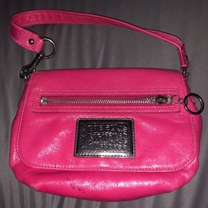 Coach Poppy Hot Pink Mini Handbag